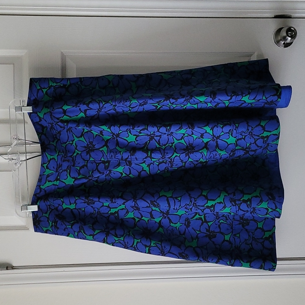 Lane Bryant A-line floral skirt